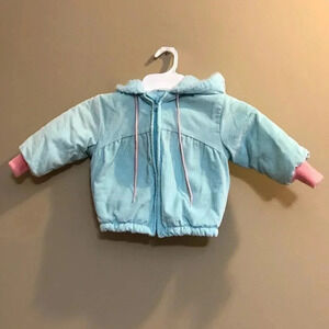Vintage Ski Valley K & R Sportswear Winter Fleece Coat Jacket Girls 12-18 month
